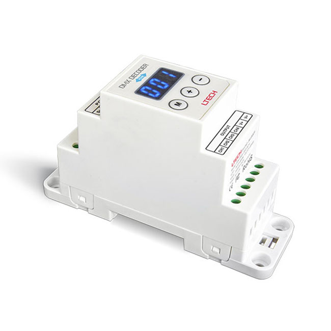 4CH CC DMX Decoder DIN-DMX-350-4CH 4CH CC DMX Decoder DIN-DMX-350-4CH